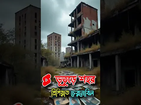 ভূতুড়ে শহর প্রিপিয়াত | চেরনোবিল দুর্ঘটনার পর থমকে যাওয়া শহর 🏚️ | Pripyat Ghost Town | #shorts