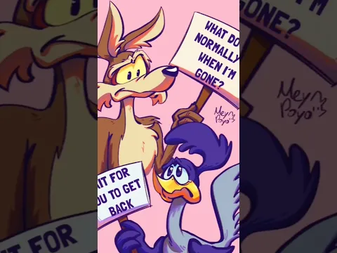 Road Runner MISSES HIS COYOTE?!! #coyotevsacme #wileecoyote #looneytunes #looneytunescartoons #comic