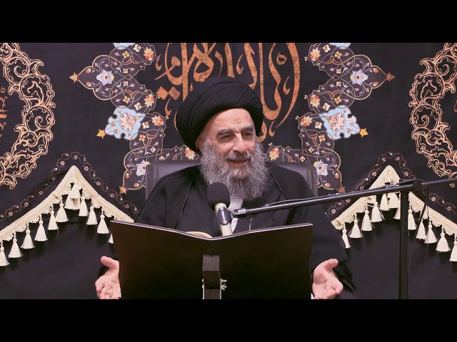 ⁣الكلمة الاسبوعية السيد المرجع 2010/11/08(ارث الحضارات هو .....التحدي)