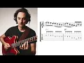 Dexter Gordon Lick #1 with Guitar Tabs & Sheet Music