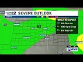 AFTERNOON UPDATE Storm Team 12 is tracking rain chances across Kansas