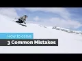 How to Carve on Skis 3 Common Mistakes
