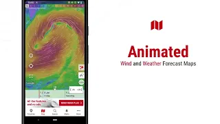 Wind Weather map on Windfinder App