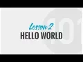 Hello World Your First PHP Script
