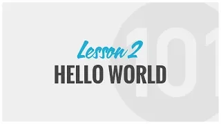 Hello World Your First PHP Script