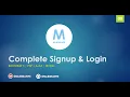 Complete Signup Register System Bootstrap 5 PHP Ajax MySQL - 00