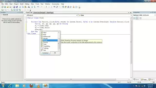 Code for New button in visual basic - used current date time