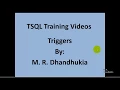 TSQL - Triggers