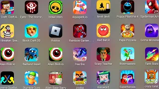 Free Fire,Roblox,Brawl Stars,Scary Teacher 3D,The Amazing Spider-Man 2,Level Devil,Poppy Playtime 4