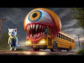 Download Lagu 😱🚌The kitten encountered a mutated school bus monster on its way to school!🐱💥 #ai #story #catshorts