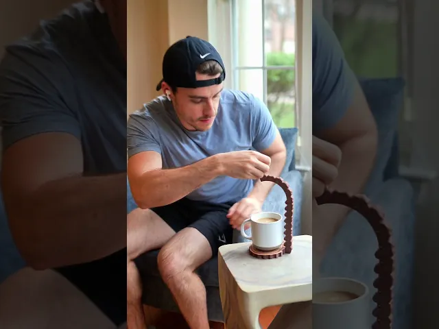 Spill Proof Spruce - Coaster that Transforms into Coffee Carrier video thumbnail