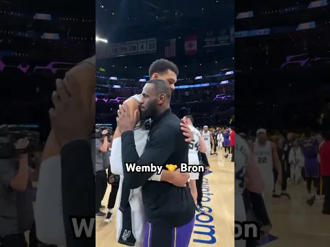 Download MP3 LeBron & Wemby embrace postgame 🙌 (via @NBA)