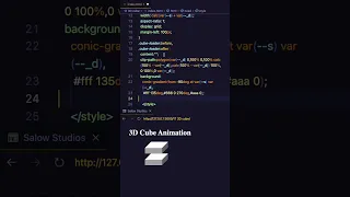 Create a Stunning 3D Cube Loader with HTML CSS Quick Tutorial