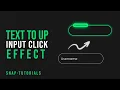 CSS input click Animation - step-by-step