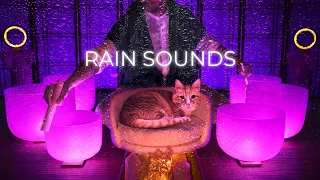 (NO ADS) 12 HOUR SOUND BATH FOR DEEP SLEEP (+ Rain Sounds)