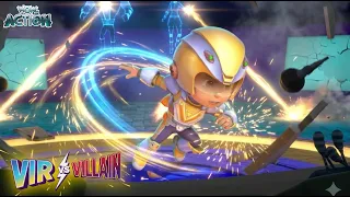 Vir The Robot Boy | Vir Ka Khatarnak Spinning Attack | Vir Vs Villain Compilation | Wow Action