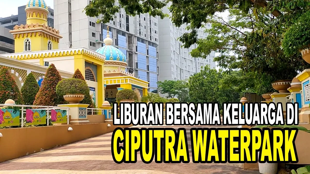 Ciputra WATER PARK Surabaya Kondisi TERKINI  setelah Lama TUTUP - Video Drone 4K