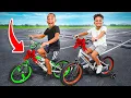 Download Lagu SURPRISING DJ \u0026 KYRIE WITH NEW BIKES | The Prince Family Clubhouse