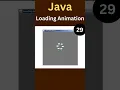 Java Animation Tutorial Spinning Dots And Bars Effect