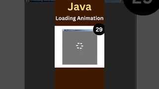 Java Animation Tutorial Spinning Dots And Bars Effect