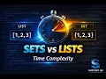 Python Sets vs Lists Performance Membership Operators Explained