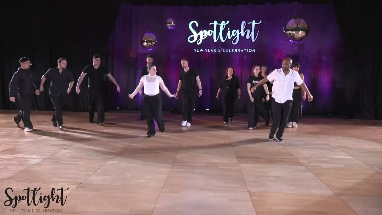 Spotlight New Year's Celebration 2025/2026 Invitational Routine Sam Vaden & Melodie Paletta