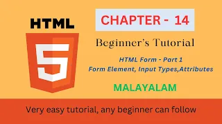 HTML Tutorial for Beginners CHAPTER - 14 HTML Forms