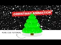 Pure CSS Christmas Banner Animation Effects Snow Fall CodingWithFun