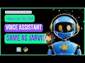 Create a ChatGPT AI Voice Assistant using Python in 10 Minutes OpenAI - Hello Jarvis