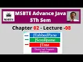 Diploma 5Th Sem Advance Java Chapter 02 - Lecture 08 MSBTE JTabbedPane JScrollPane JTree Controls