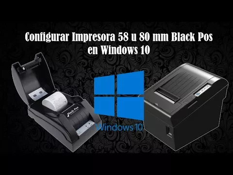 Download MP3 Configurar Impresora 58 u 80 mm Black Pos en Windows 10