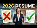 Canadian Resume Format 2026 Pharma Jobs in Canada