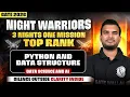 GATE 2026 Python and Data Structure Data Science And AI GATE 2026 Night Warrior Series
