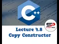 Lecture 4 8 Copy Constructor Shallow Copy and Deep Copy Urdu Hindi