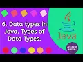 Data types in Java Integers Float character and Boolean data type