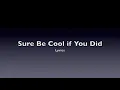 Sure Be Cool if You Did Blake Shelton with lyrics
