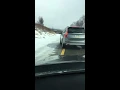 Snow squall accident scene I-79 March 3rd 2017