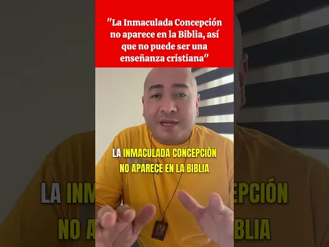 Esto responde cuando te hablen de la Inmaculada Concepción de Maria.￼