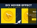 Overlay content hover effect with html and css only with source code HTML AND CSS