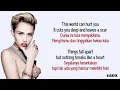 Nothing Breaks Like A Heart  - Mark Ronson & Miley Cyrus | Lirik Lagu Terjemahan