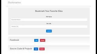 Bookmarker In JavaScript With Source Code Source Code Projects