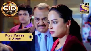 your favorite character purvi fumes in anger cid