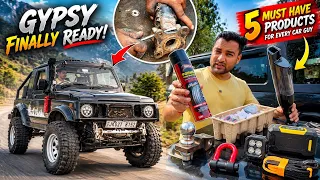 Finally Gypsy offroad ke liye ready ho hi gayi | Top 5 important products for your Car