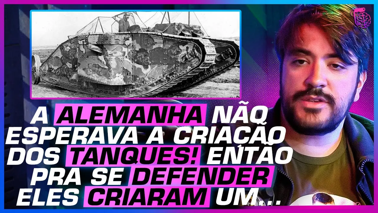 HISTORIADOR REVELA: SEGREDOS sobre TANQUES, TRINCHEIRAS e as METRALHADORAS - SALA DE GUERRA