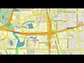 Dallas Texas US printable editable layered Vector Map