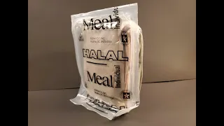 2024 US MRE Lamb Barley Vegetable Stew Meal Ready to Eat Halal Ration Taste Testing