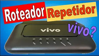 configurar roteador da vivo modo repetidor AP wifi bridge avançado ligar 2 roteadores