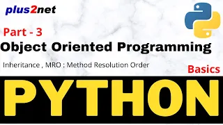 Inheritance MRO method resolution order in OOPS for multilevel and multiple inheritance in Python