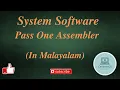 Part-5 Pass One Assembler System Software