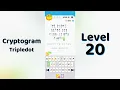 Cryptogram Tripledo Level 20 Solutions Logic Puzzle Game Mini Boss